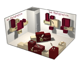 Progetto 3D per fiera Macef Milano